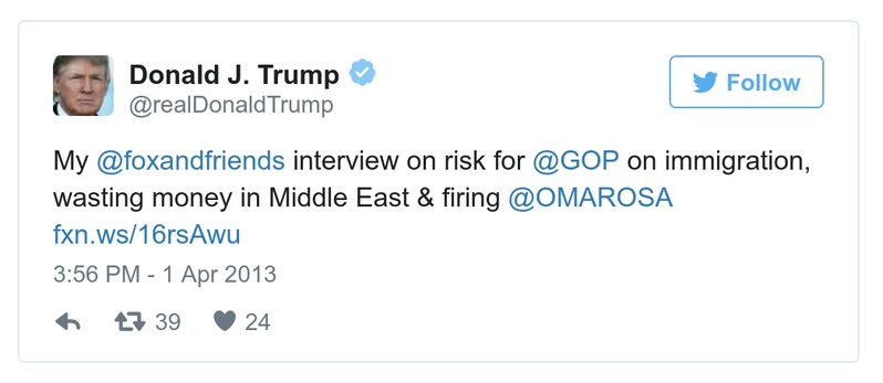 Post preview from Donald Trump