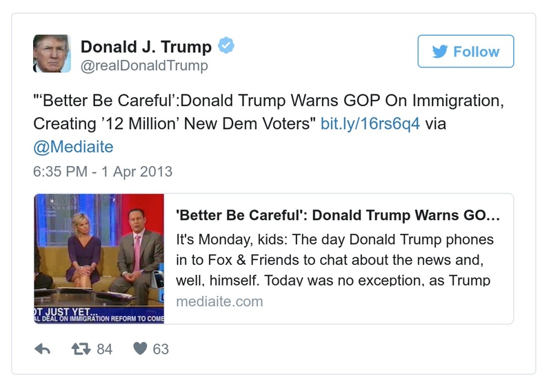 Post preview from Donald Trump