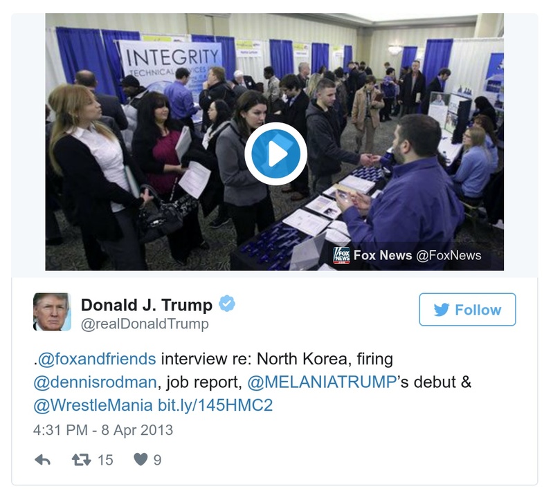 Post preview from Donald Trump