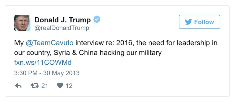 Post preview from Donald Trump