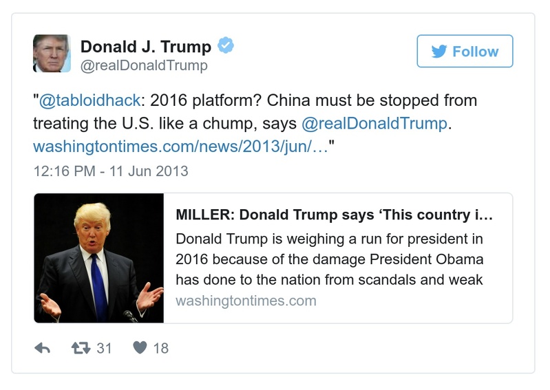 Post preview from Donald Trump