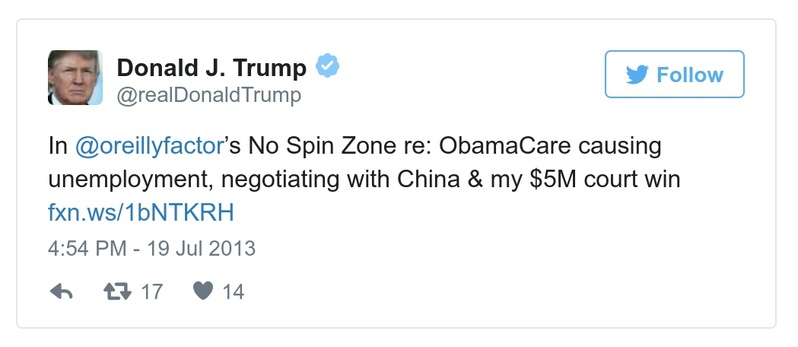 Post preview from Donald Trump