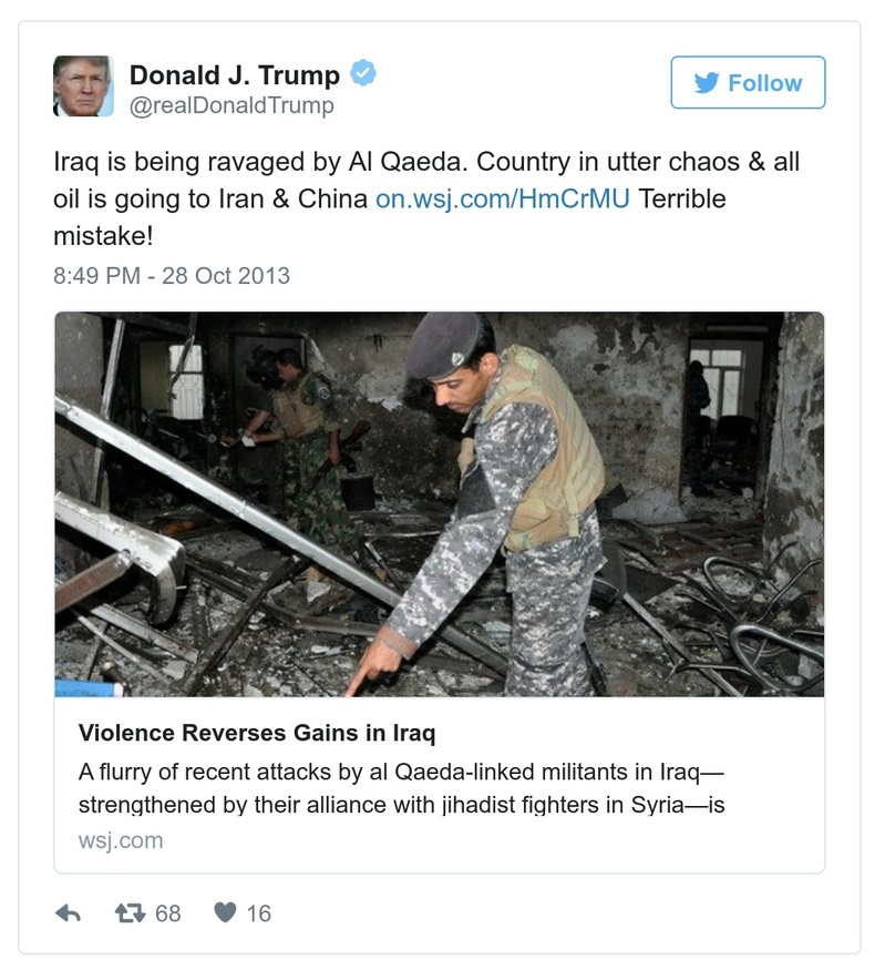 Post preview from Donald Trump