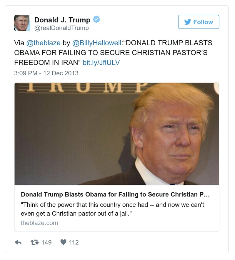 Post preview from Donald Trump