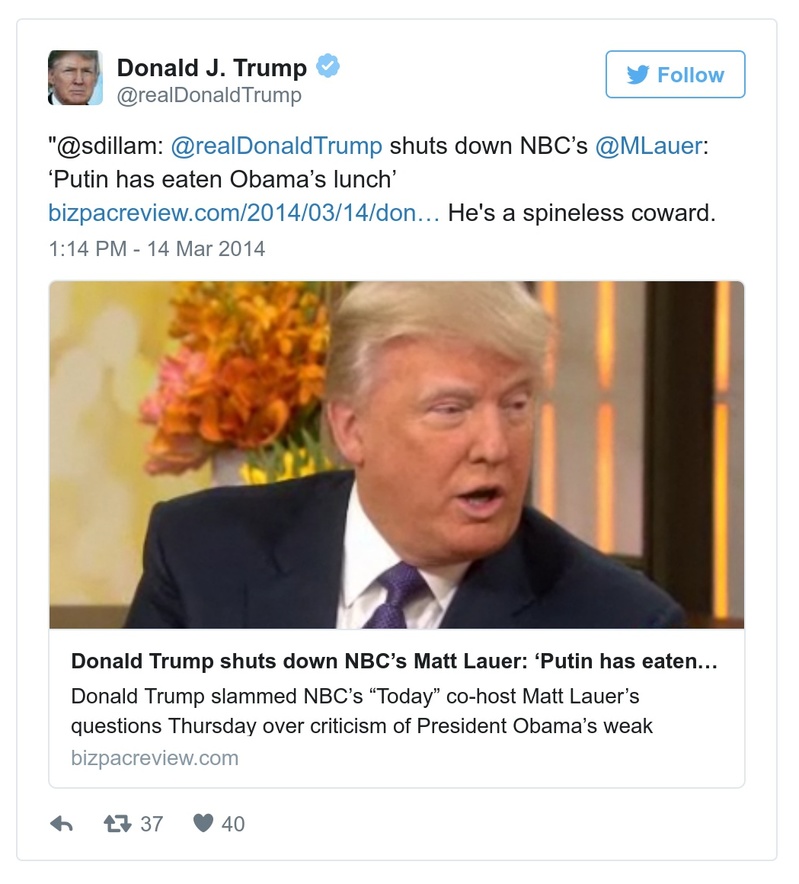 Post preview from Donald Trump