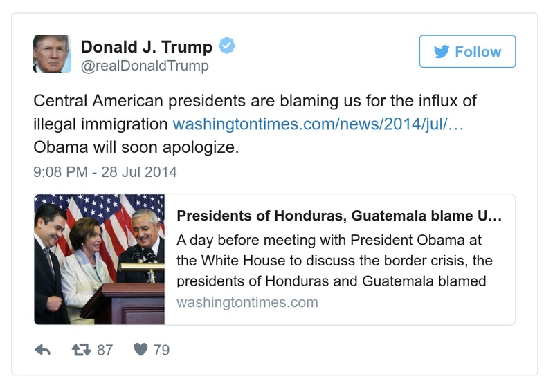 Post preview from Donald Trump