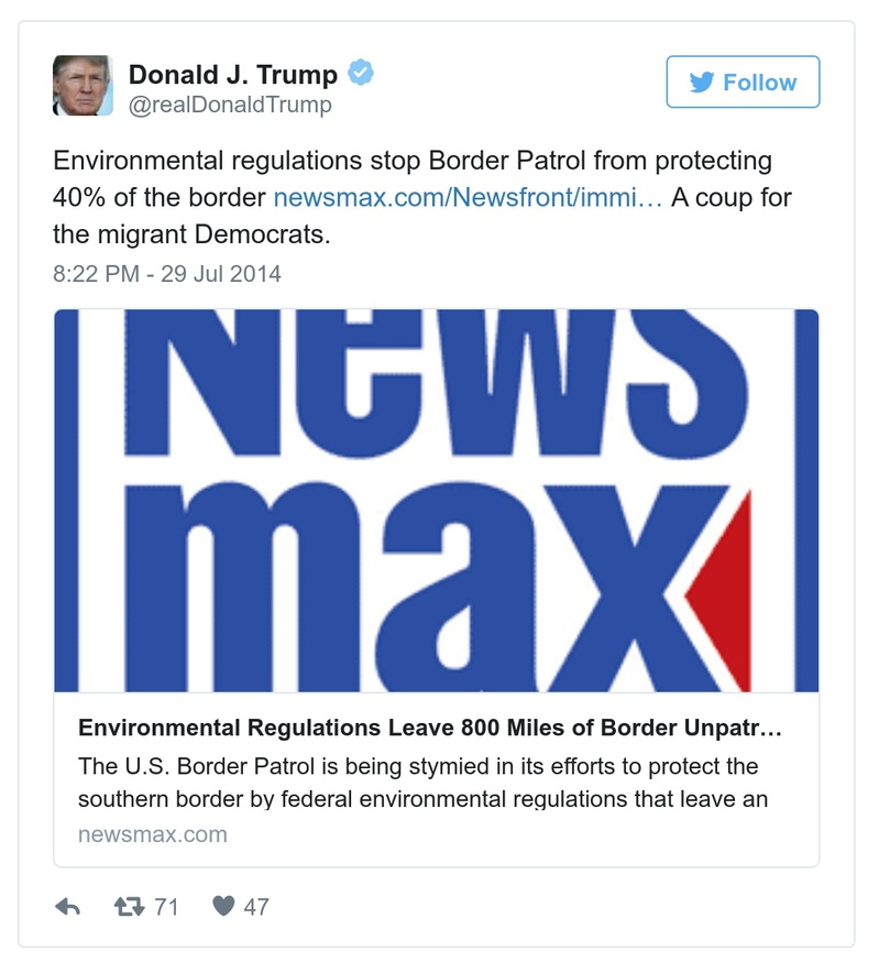 Post preview from Donald Trump