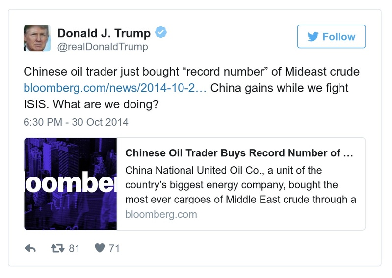 Post preview from Donald Trump