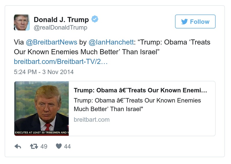 Post preview from Donald Trump