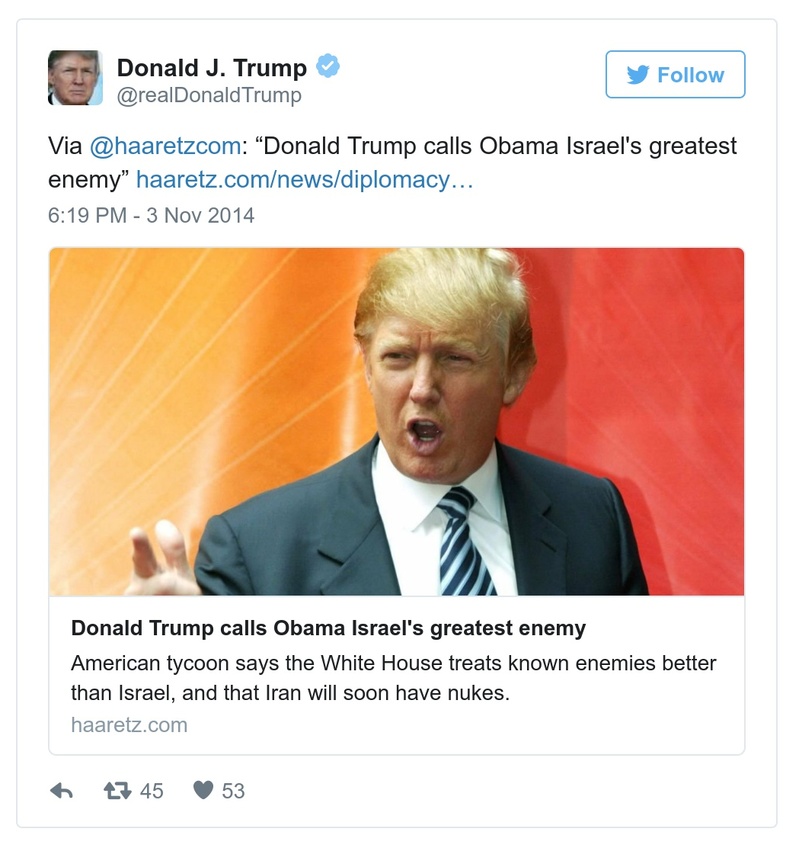 Post preview from Donald Trump