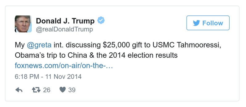 Post preview from Donald Trump