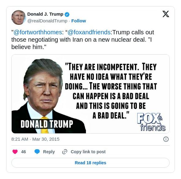 Post preview from Donald Trump