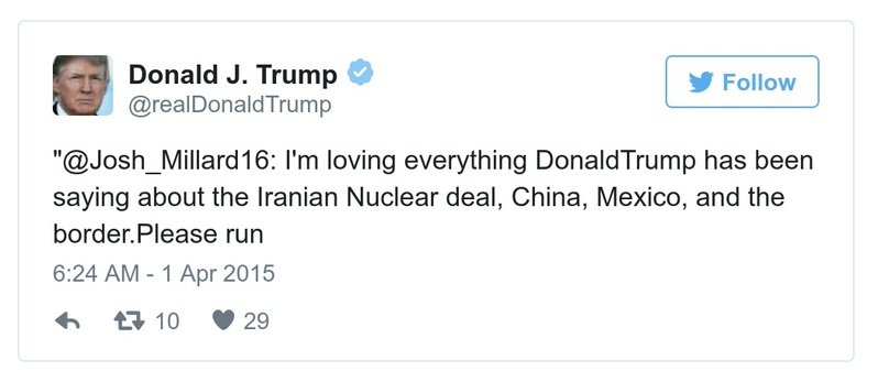 Post preview from Donald Trump