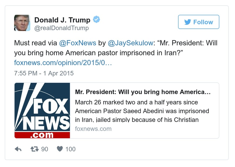 Post preview from Donald Trump