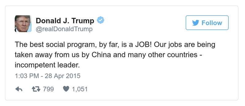 Post preview from Donald Trump