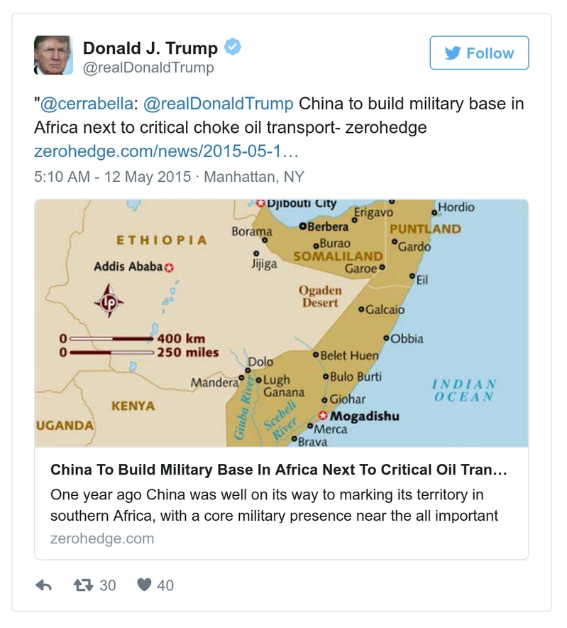 Post preview from Donald Trump