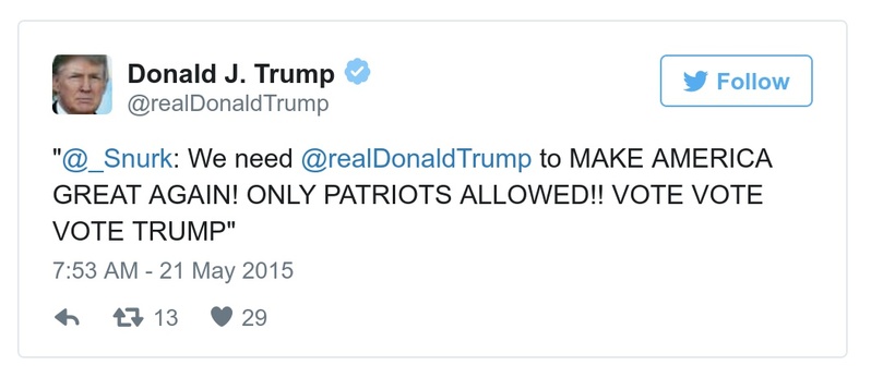 Post preview from Donald Trump