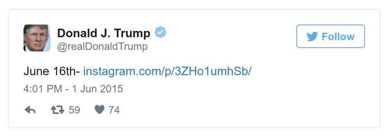 Post preview from Donald Trump