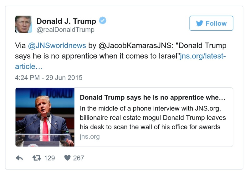 Post preview from Donald Trump