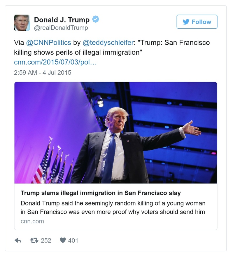 Post preview from Donald Trump