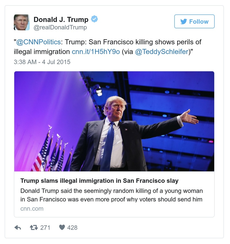 Post preview from Donald Trump