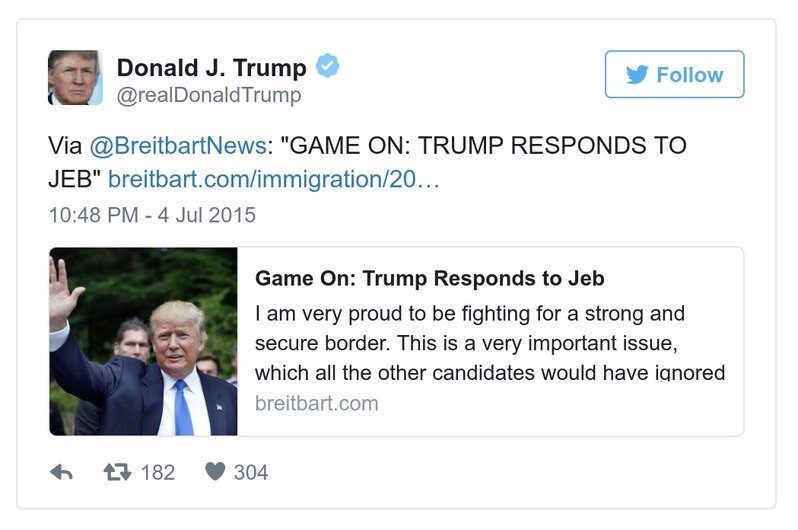 Post preview from Donald Trump