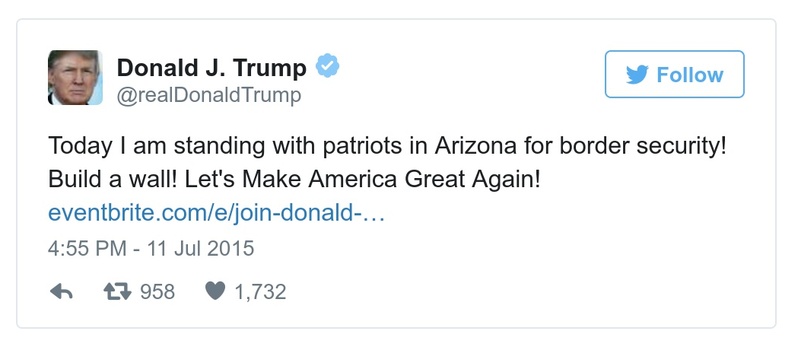 Post preview from Donald Trump