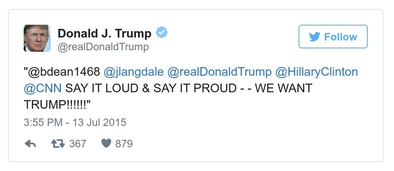 Post preview from Donald Trump