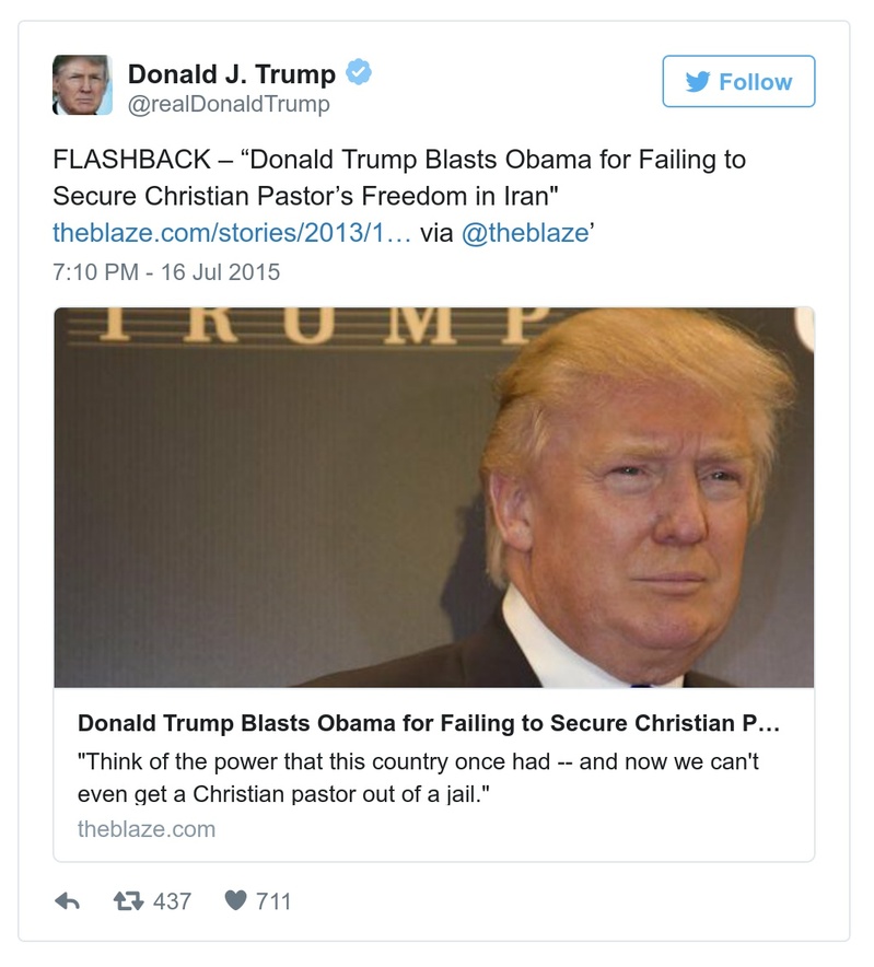 Post preview from Donald Trump