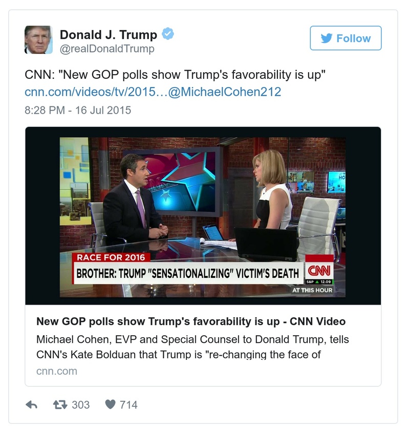 Post preview from Donald Trump