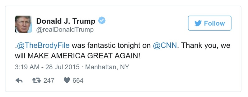 Post preview from Donald Trump