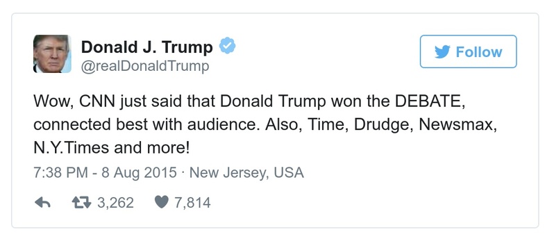 Post preview from Donald Trump