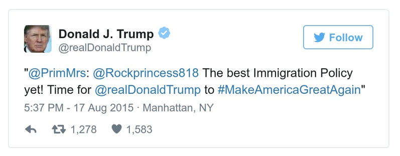 Post preview from Donald Trump