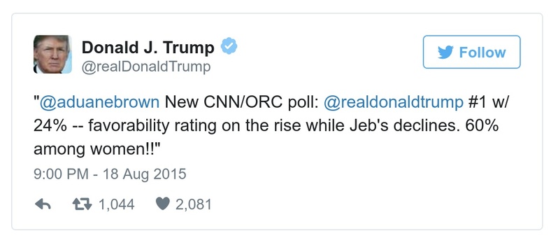 Post preview from Donald Trump