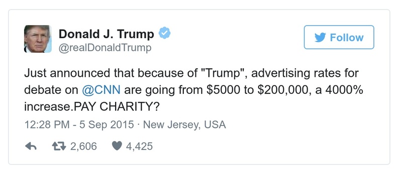 Post preview from Donald Trump