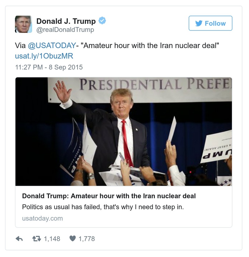 Post preview from Donald Trump