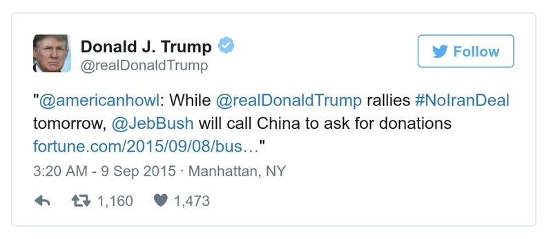 Post preview from Donald Trump