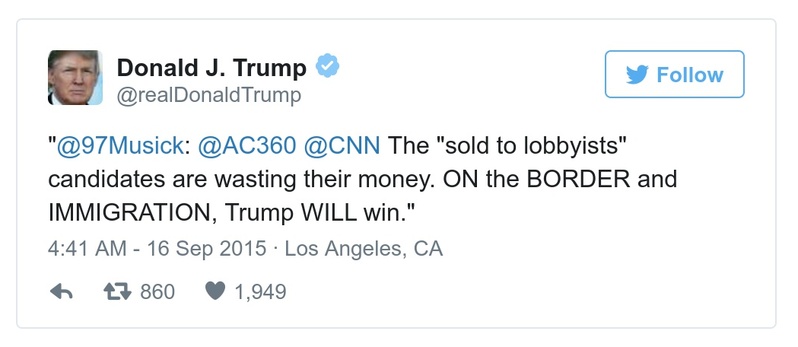 Post preview from Donald Trump