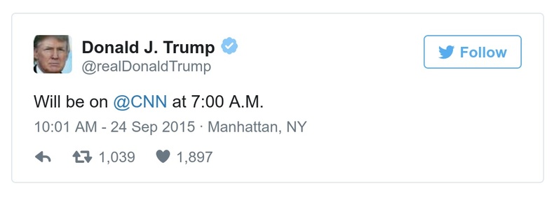 Post preview from Donald Trump