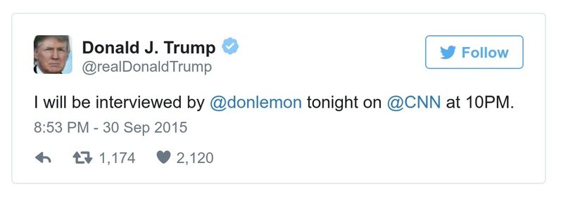 Post preview from Donald Trump