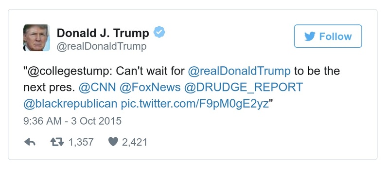 Post preview from Donald Trump