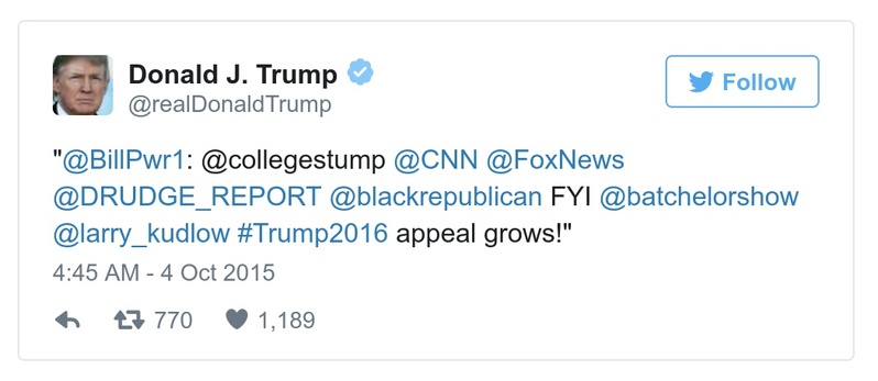 Post preview from Donald Trump