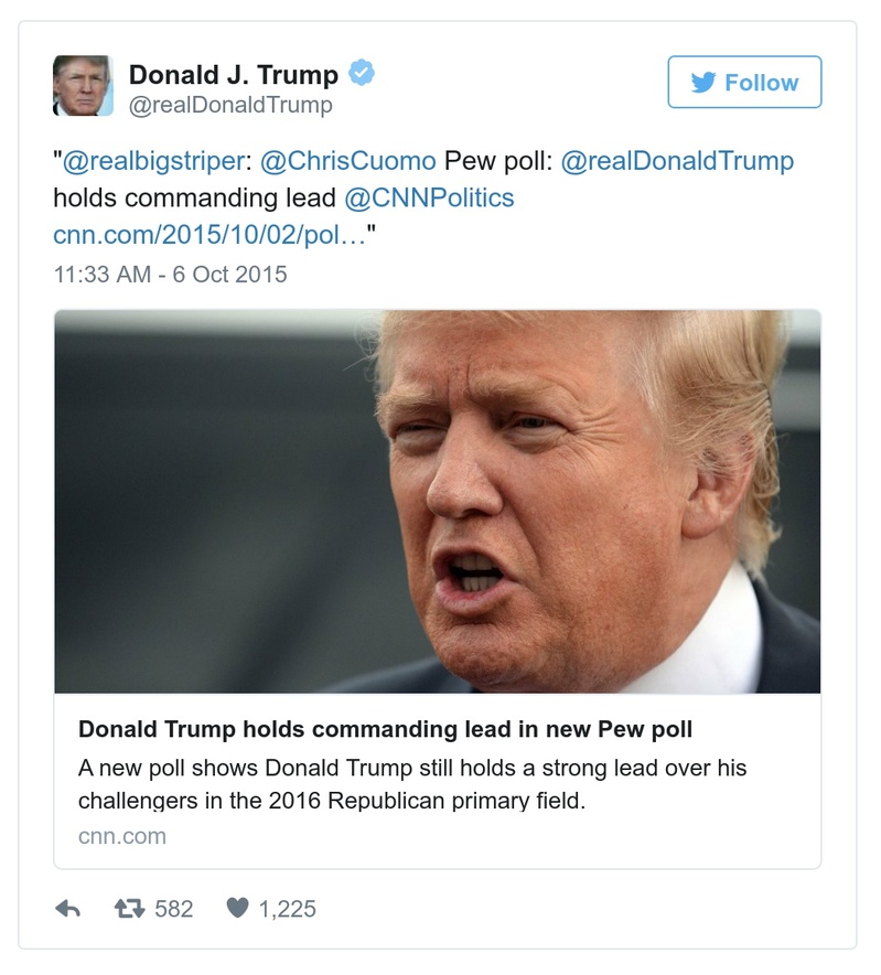 Post preview from Donald Trump