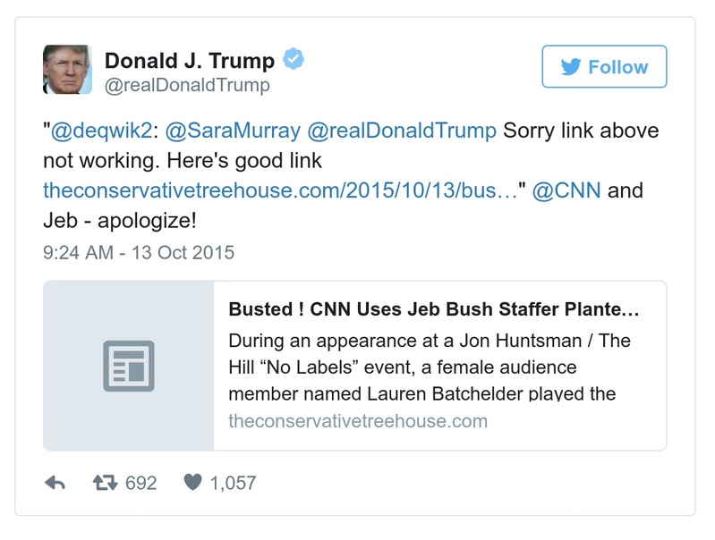 Post preview from Donald Trump