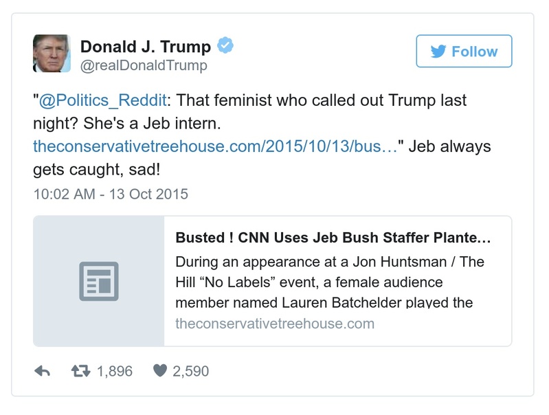 Post preview from Donald Trump