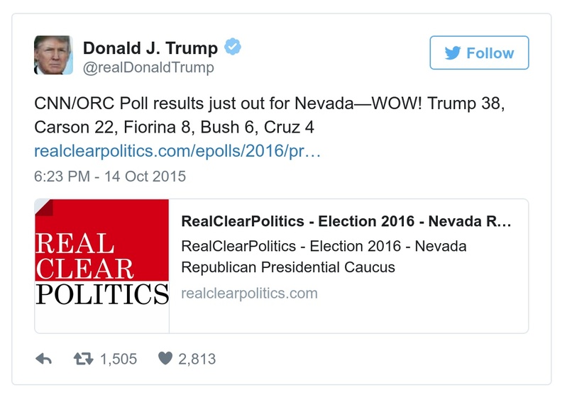 Post preview from Donald Trump