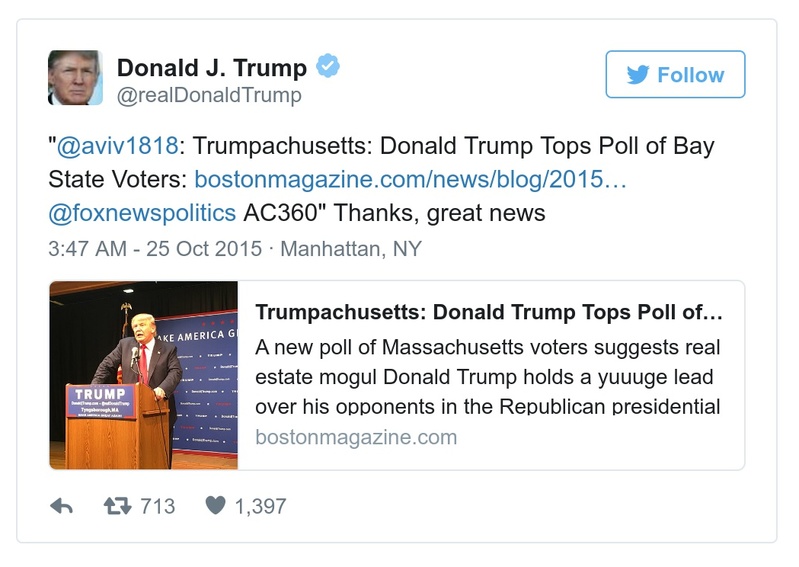 Post preview from Donald Trump