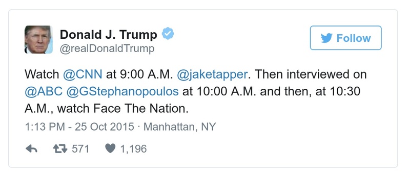 Post preview from Donald Trump