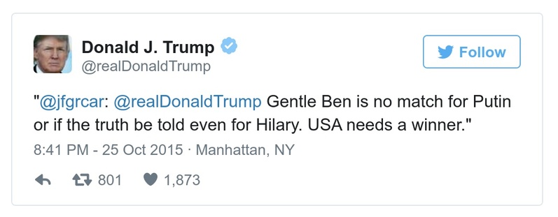 Post preview from Donald Trump