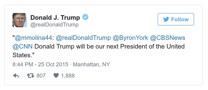 Post preview from Donald Trump